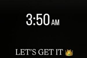 起床更早了！詹姆斯社媒发布动态：凌晨3点50分就准备训练👑